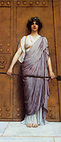 At the Gate of the Temple, 1898, godward