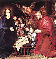 The Adoration of the Shepherds, c.1480, goes