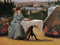 Afternoon Tea (aka On the Terrace), 1875, gonzales