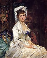 Portrait of a Woman in White, 1879, gonzales