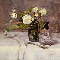 Roses in a Glass, c.1882, gonzales