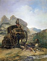 Attack on a Coach, 1793, goya