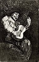 Blind singer, c.1820, goya