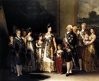 Charles IV and his family, 1800, goya