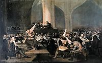 The court of the Inquisition, 1812-19, goya