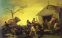 The Fight at the Venta Nueva, 1777, goya