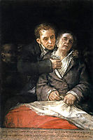 Goya Attended by Doctor Arrieta, 1820, goya