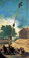 The greasy pole, 1786-87, goya