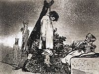 Here neither, 1815, goya