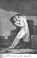Love and Death, 1799, goya