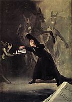 The man bewitched, 1798, goya