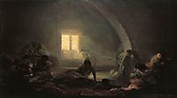 Plague Hospital, 1800, goya