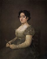 Portrait of a Lady with a Fan, 1806-07, goya