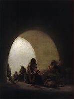A Prison Scene, c.1814, goya