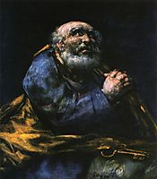 The Repentant Saint Peter, c.1824, goya