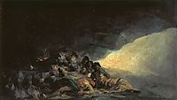 Vagabonds Resting in a Cave, 1800, goya