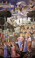 Angels Worshipping, 1461, gozzoli