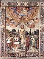 Martyrdom of St. Sebastian, 1465, gozzoli
