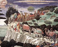 Procession of the Magus Caspar (detail), 1461, gozzoli