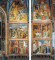 Scenes from the Life of St. Francis (south wall), 1452, gozzoli