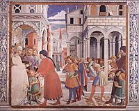 The School of Tagaste, 1465, gozzoli