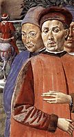 St. Augustine Departing for Milan (detail), 1465, gozzoli