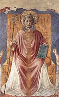 St. Fortunatus Enthroned, 1450, gozzoli