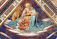 St. Mark (detail of The Four Evangelists), 1465, gozzoli