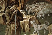 The Vigil of the Shepherds (detail), gozzoli