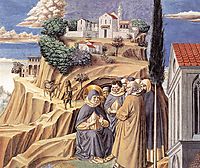 Visit to the Monks of Mount Pisano, 1465, gozzoli