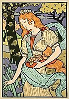 Grafton Gallery, from Les Affiche Illustrees , 1897, grasset