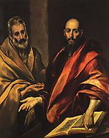 Apostles Peter and Paul, 1592, greco