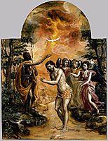 Baptism of Christ, 1568, greco