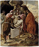Deposition in the tomb, c.1575, greco