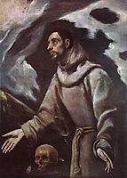 The Ecstasy of St Francis, 1580, greco