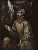 The Ecstasy of St. Francis of Assisi, c.1600, greco