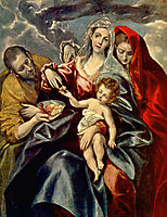Holy Family, 1592, greco