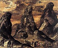 Mount Sinai , 1570, greco