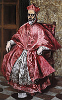 Portrait of a Cardinal, 1600, greco
