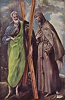 St. Andrew and St. Francis, 1604, greco