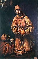 St. Francis and Brother Rufus, 1606, greco