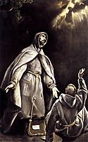 St Francis-s vision of the flaming torch, c.1605, greco
