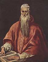 St. Jerome as Cardinal, c.1595, greco