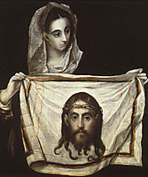 St. Veronica with the Holy Shroud, c.1580, greco