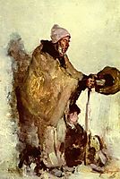 Breton beggar, grigorescu