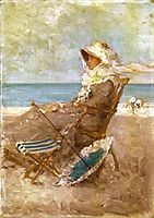 Woman on the Seashore, 1881, grigorescu