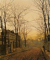 An Autumn Idyll, 1885, grimshaw