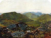 Landscape in the Lake District, grimshaw