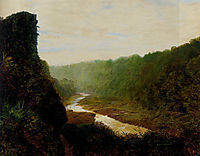 Landscape with a winding river, grimshaw