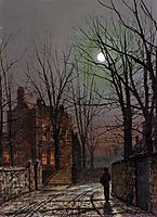 Moonlight, 1882, grimshaw